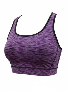 torrid Purple Space-Dye Racerback Sports Bra Tank